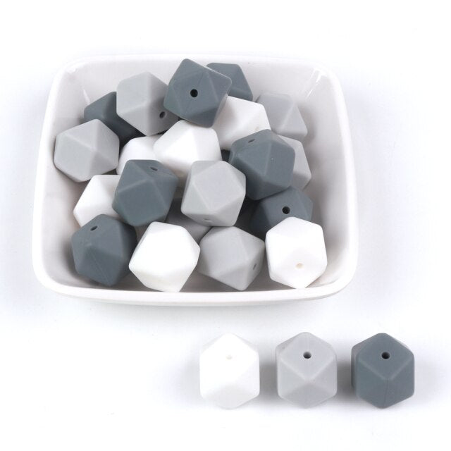 Hexagon Beads Silicone Baby