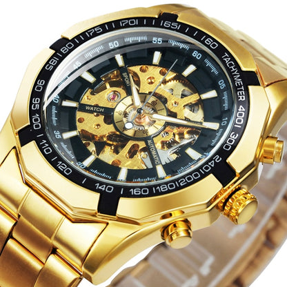 Skeleton Automatic Mechanical Watch Gold