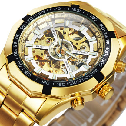 Skeleton Automatic Mechanical Watch Gold