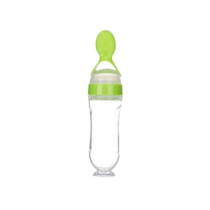 Baby Spoon Bottle Feeder Dropper Silicone Spoons