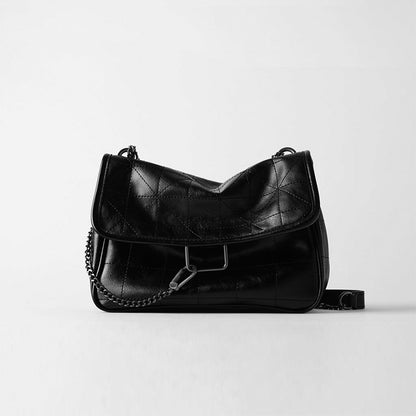 New Black Rock Soft Flap Single Cross body Bag