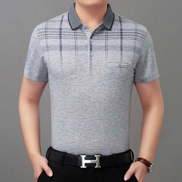 Polo Shirt Men Short Sleeve