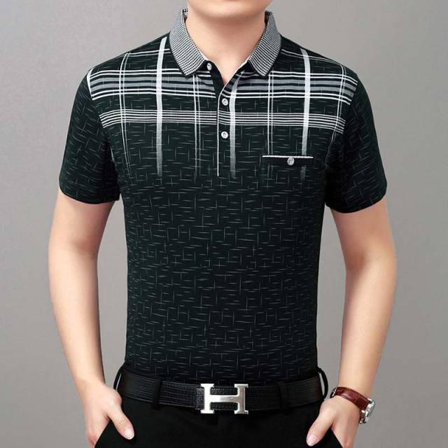 Polo Shirt Men Short Sleeve