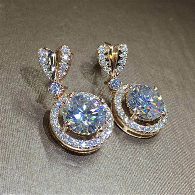 Versatile Classic Design Round Dangle Earring