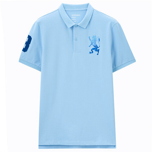 Embroidery Short Sleeve Polo Shirt