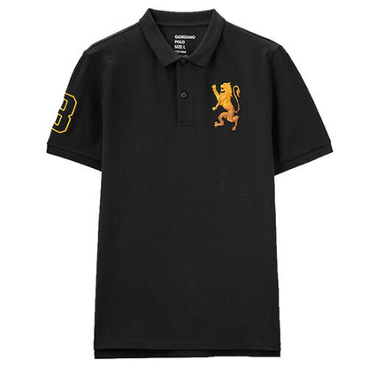 Embroidery Short Sleeve Polo Shirt