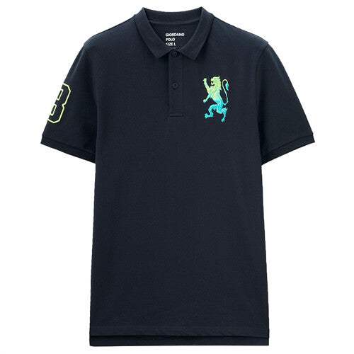 Embroidery Short Sleeve Polo Shirt