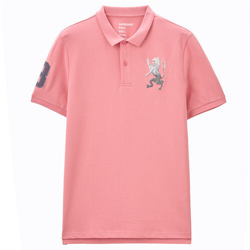 Embroidery Short Sleeve Polo Shirt