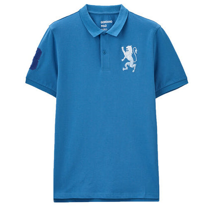 Embroidery Short Sleeve Polo Shirt