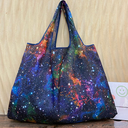 Reusable Foldable Shopping Bag High Quality Large Size Tote Bag  Eco Bag Waterproof T-shirt Bag Shopkeeper Bags Handbags