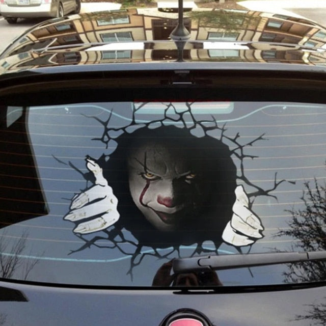 Car Horror Sticker Rear Window Sticker