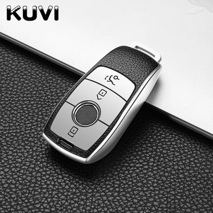 Leather TPU Car Key Fob Case Cover Protector