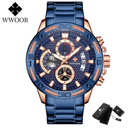 Top Brand Luxury Gold Full Steel Quartz Watch