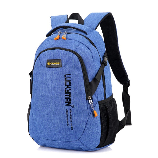 Backpack Bag Male Polyester Laptop