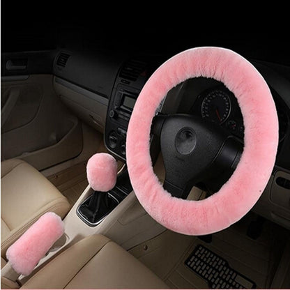 Car Steering Wheel Cover Gearshift Handbrake Cover Protector