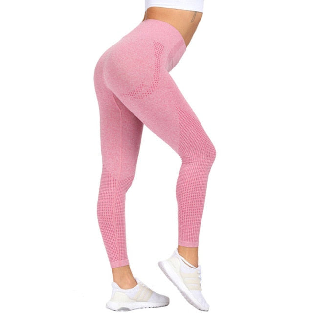 High Waist Seamless Leggings Push Up