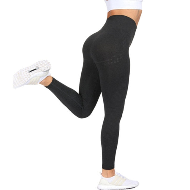 High Waist Seamless Leggings Push Up