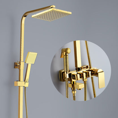 Bathroom Shower Set  gold Imitation