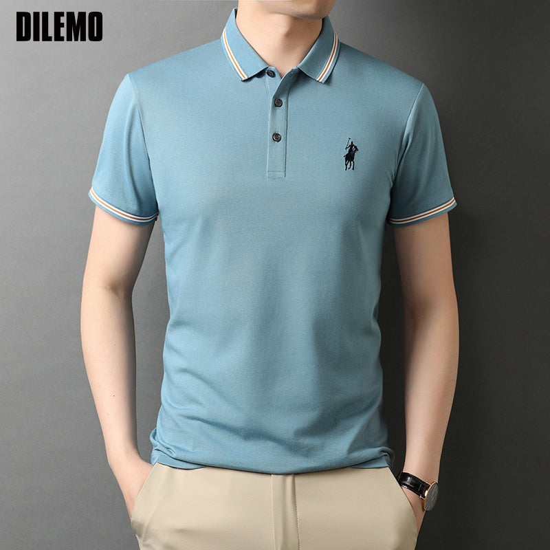 Top Grade Designer Logo Brand Summer Polo Shirt