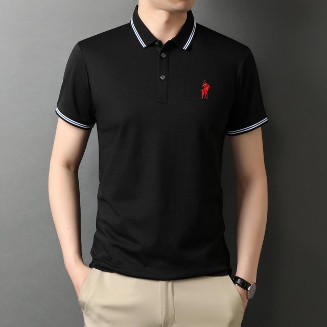 Top Grade Designer Logo Brand Summer Polo Shirt