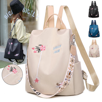 Oxford Women Backpack Fashion Anti-theft