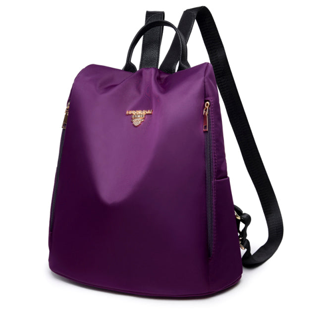 Oxford Women Backpack Fashion Anti-theft