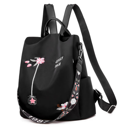 Oxford Women Backpack Fashion Anti-theft