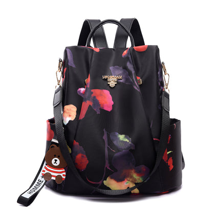 Oxford Women Backpack Fashion Anti-theft