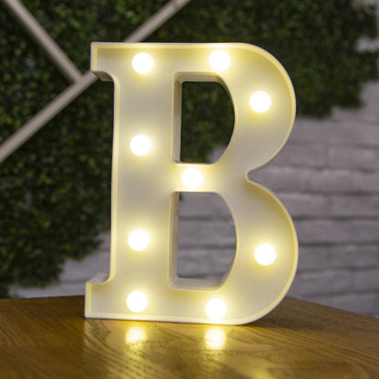 Alphabet Letter LED Lights Luminous Number