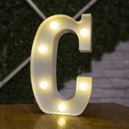 Alphabet Letter LED Lights Luminous Number