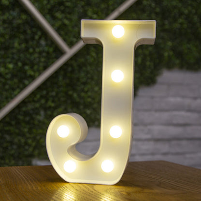 Alphabet Letter LED Lights Luminous Number