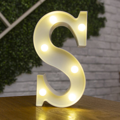 Alphabet Letter LED Lights Luminous Number