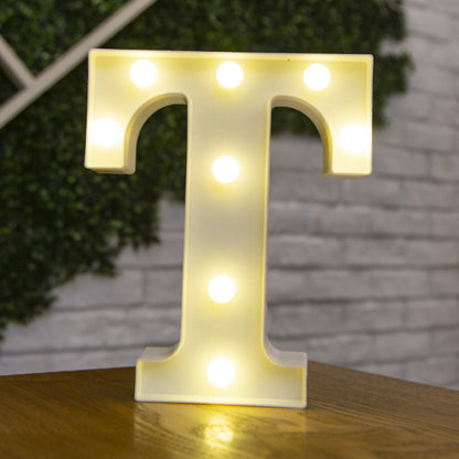 Alphabet Letter LED Lights Luminous Number