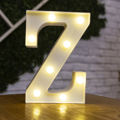 Alphabet Letter LED Lights Luminous Number