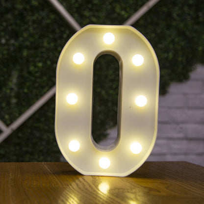 Alphabet Letter LED Lights Luminous Number