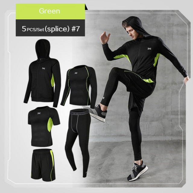 Tracksuit Gym Fitness Compression Sports