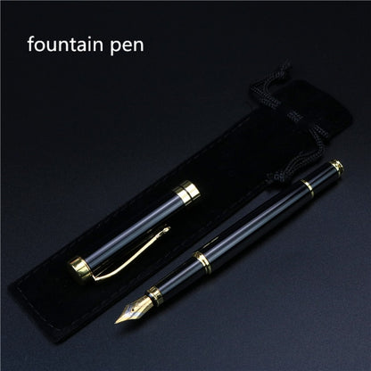 Golden text custom engraved Fountain Pen Office school