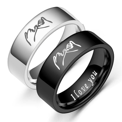 Stainless Steel Ring Silver Color