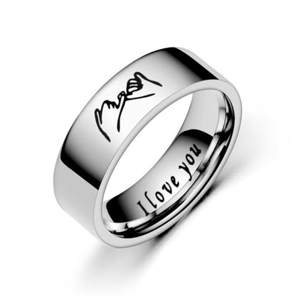 Stainless Steel Ring Silver Color