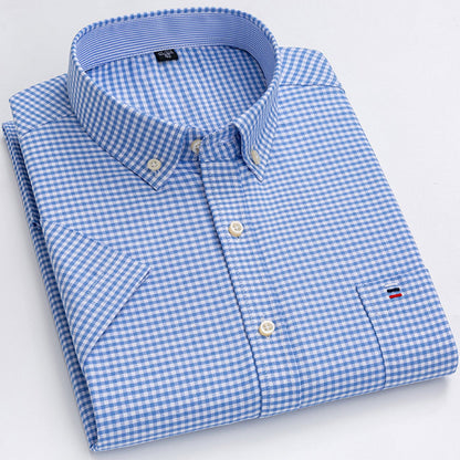 Oxford Short Sleeve Summer Casual Shirts