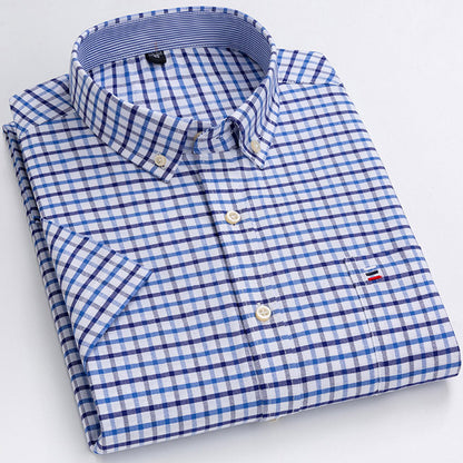 Oxford Short Sleeve Summer Casual Shirts