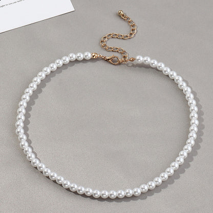 Vintage Style Simple Pearl Chain