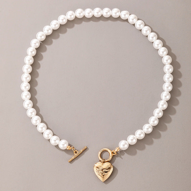 Vintage Style Simple Pearl Chain