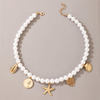 Vintage Style Simple Pearl Chain