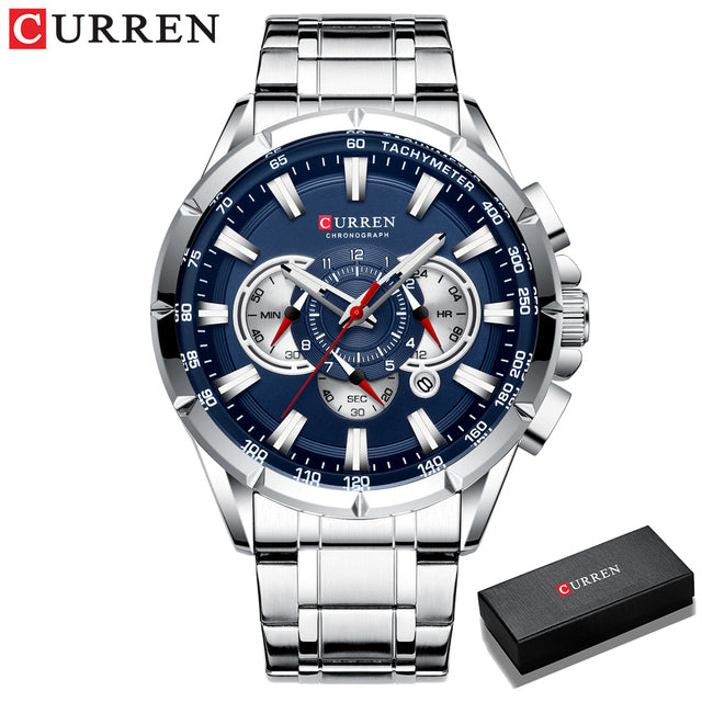 New Casual Sport Chronograph  Watch