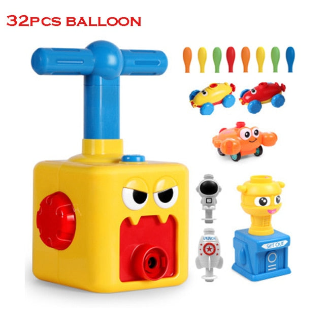 New Power Balloon Car Toy Inertial Power