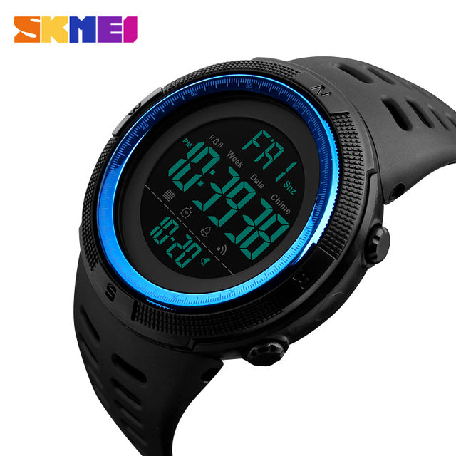 Sports Watches Fashion Countdown Waterproof