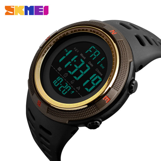 Sports Watches Fashion Countdown Waterproof