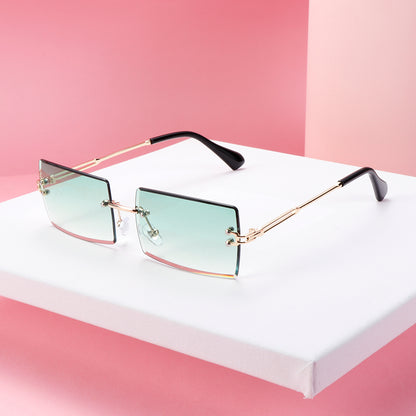 Trendy Fashion Rimless Sunglasses