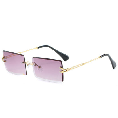 Trendy Fashion Rimless Sunglasses